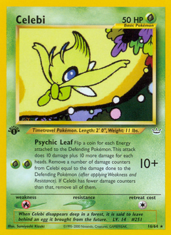 Celebi card art