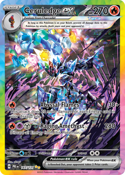 Ceruledge ex card art