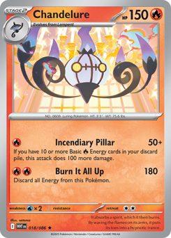 Chandelure card art