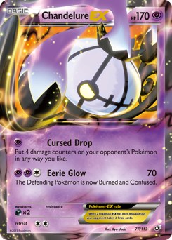 Chandelure-EX card art