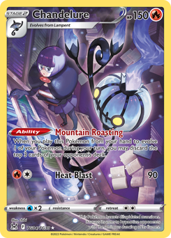 Chandelure card art