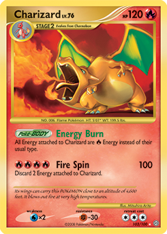Charizard card art