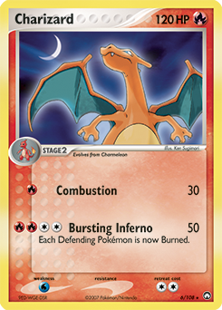 Charizard card art