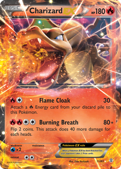 Charizard-EX card art