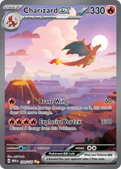 Charizard ex card art