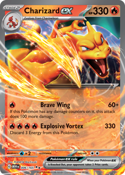 Charizard ex card art