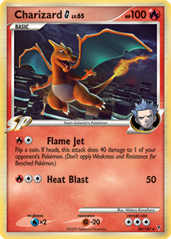 Charizard G card art
