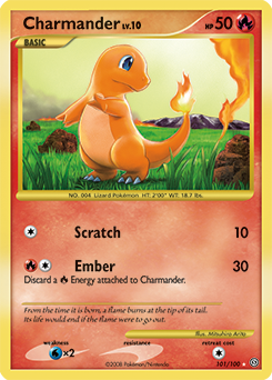 Charmander card art