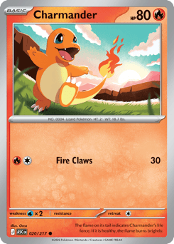 Charmander card art