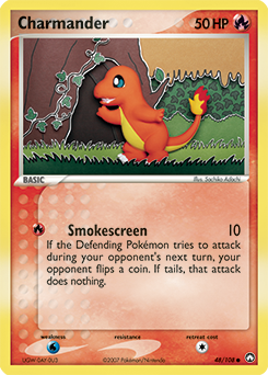 Charmander card art