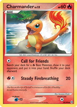 Charmander card art