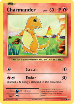 Charmander card art