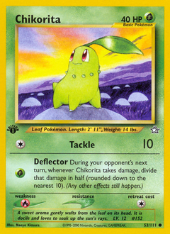 Chikorita card art
