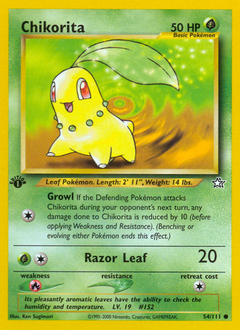 Chikorita card art