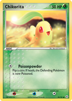 Chikorita card art