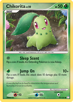 Chikorita card art