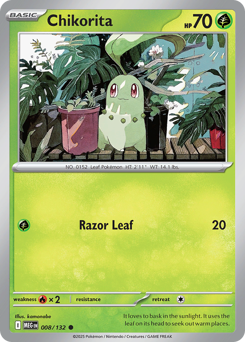 Chikorita card art