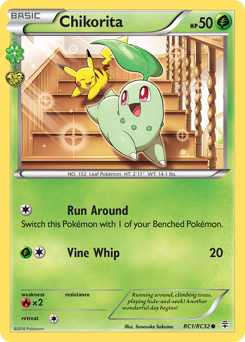 Chikorita card art