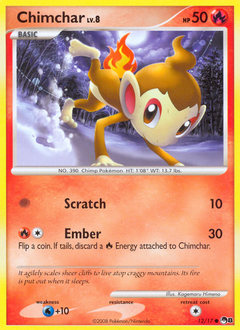 Chimchar card art