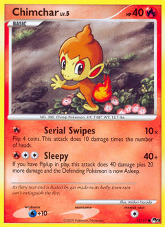 Chimchar card art