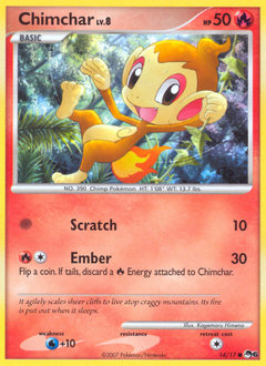 Chimchar card art