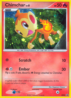 Chimchar card art