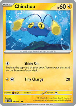 Chinchou card art