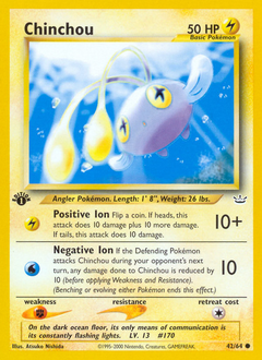 Chinchou card art