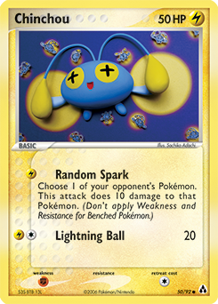 Chinchou card art
