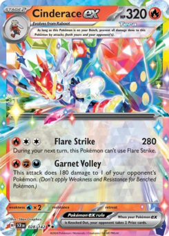 Cinderace ex card art