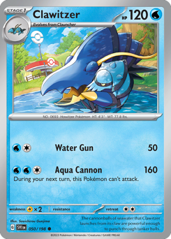 Clawitzer card art