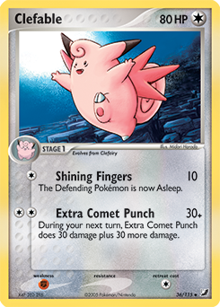 Clefable card art