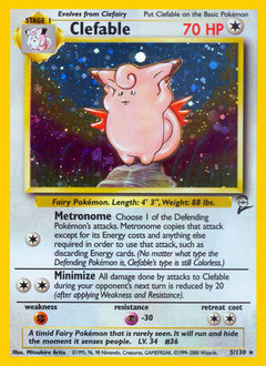 Clefable card art