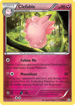 Clefable card art