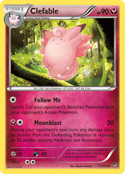 Clefable card art