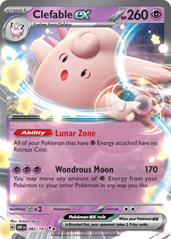 Clefable ex card art