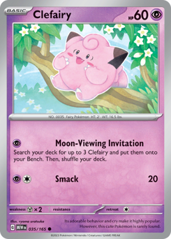 Clefairy card art