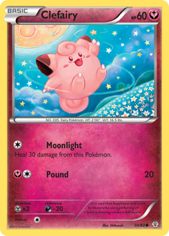 Clefairy card art