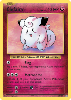 Clefairy card art
