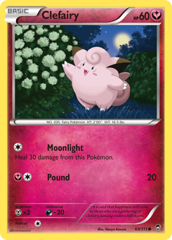 Clefairy card art