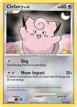 Clefairy card art