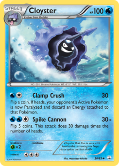 Cloyster card art