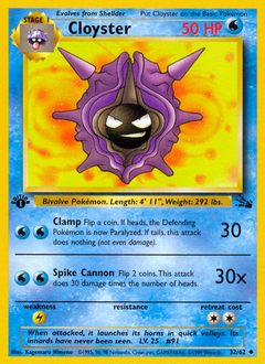 Cloyster card art