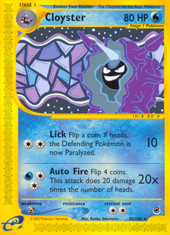 Cloyster card art