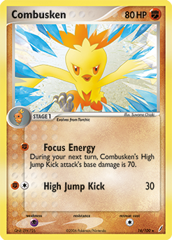 Combusken card art