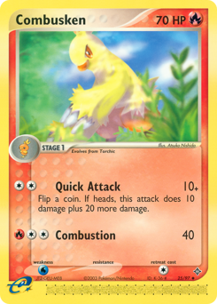 Combusken card art
