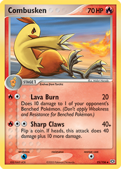 Combusken card art