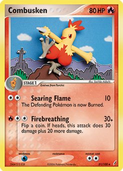 Combusken card art