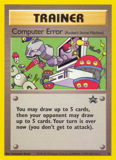 Computer Error card art