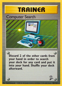 Computer Search card art